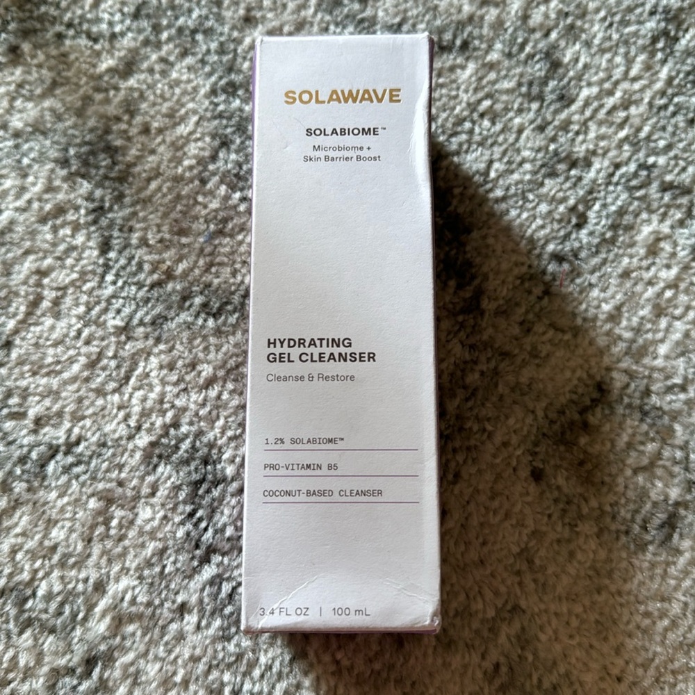 Solawave hydrating gel cleanser